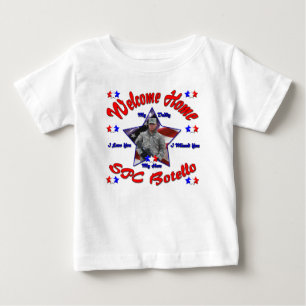 T-shirt Pour Bébé Chemise à la maison bienvenue customisée du papa