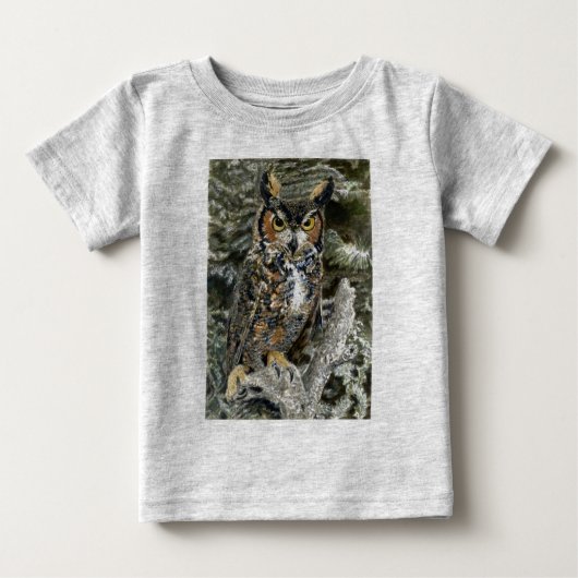 T-shirt Pour Bébé Chemise à manches longues à grand mâchoire (Devant)