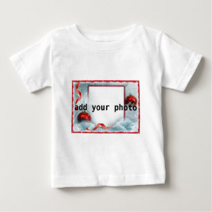 T-SHIRT POUR BÉBÉ CHEMISE À MANCHES LONGUES BONHOMME DE NEIGE