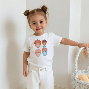 T-shirt Pour Bébé Chemise à personnages de gland mignon Tee pour b