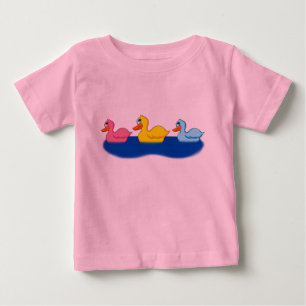 T-shirt Pour Bébé Chemise à volants pour tout-petit Trois Canards