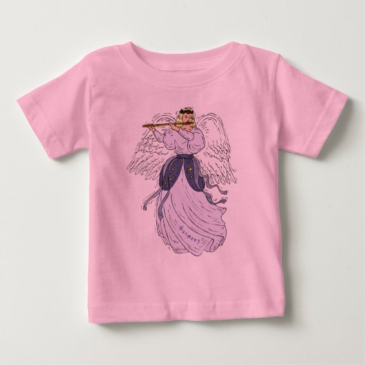 T-shirt Pour Bébé Chemise Ange De L'Harmonie (Devant)