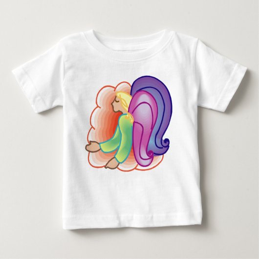T-shirt Pour Bébé Chemise Angel Love (Devant)