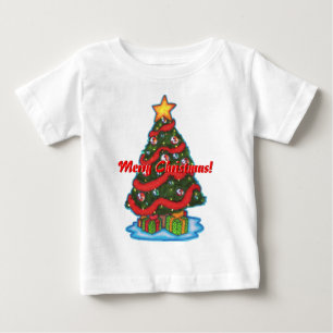 T-shirt Pour Bébé Chemise Arbre de Noël