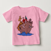 T-shirt Pour Bébé Chemise - arche de Noahs (Devant)