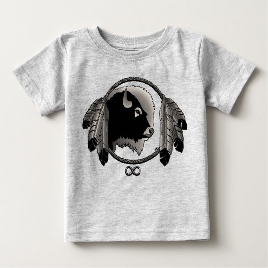 T-shirt Pour Bébé Chemise bébé autochtone Faune autochtone Art Chemi (Devant)