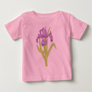 T-shirt Pour Bébé Chemise bébé avec Iris