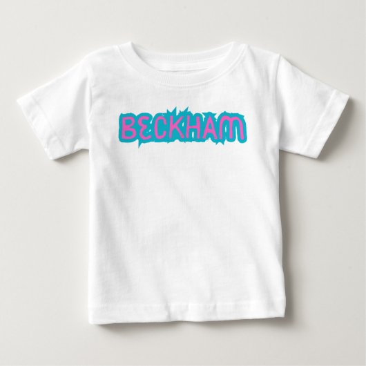 T-shirt Pour Bébé Chemise bébé Beckham (Devant)