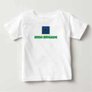 T-shirt Pour Bébé Chemise bébé drapeau de la brigade irlandaise