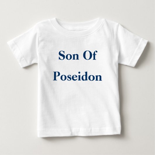T-shirt Pour Bébé Chemise bébé Fils de Poséidon (Devant)