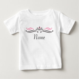 T-shirt Pour Bébé Chemise bébé personnalisée Princess Crown avec log