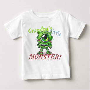 T-shirt Pour Bébé Chemise bébé petit monstre de grand-père