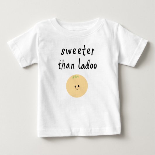 T-shirt Pour Bébé Chemise bébé plus douce que Ladoo (Devant)