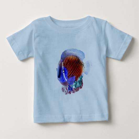 T-shirt Pour Bébé Chemise bébé poisson (Devant)