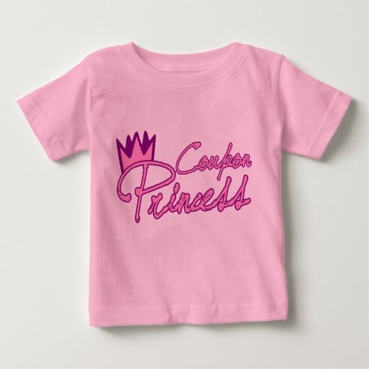 T-shirt Pour Bébé Chemise bébé princesse Coupon (Devant)