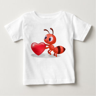 T-shirt Pour Bébé Chemise Bébée de la jolie fourmi