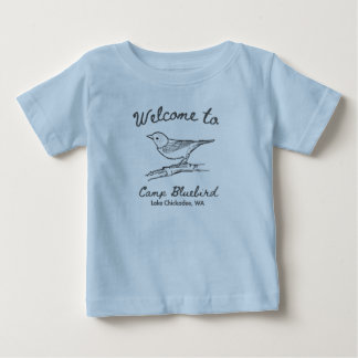 T-shirt Pour Bébé Chemise Camp Bluebird