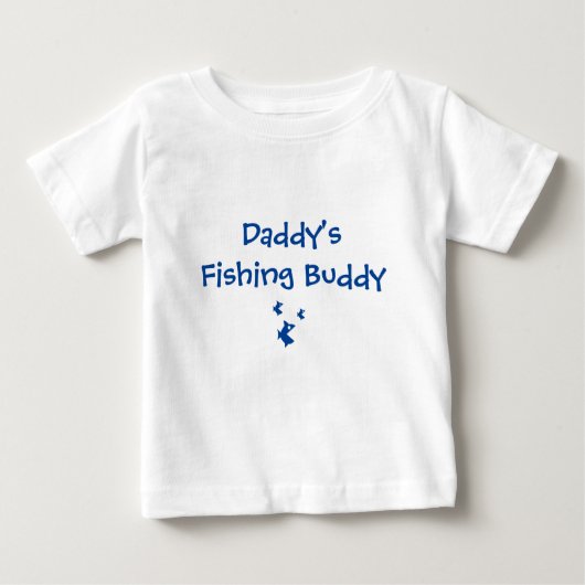 T-shirt Pour Bébé Chemise "d'ami de la pêche du papa" (Devant)