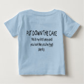 T-shirt Pour Bébé Chemise d'anniversaire (Dos)