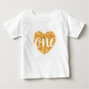 T-shirt Pour Bébé Chemise d'anniversaire de coeur de parties