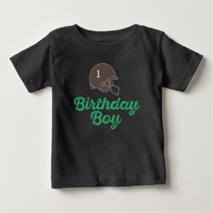 T-shirt Pour Bébé Chemise d'anniversaire de football sur mesure