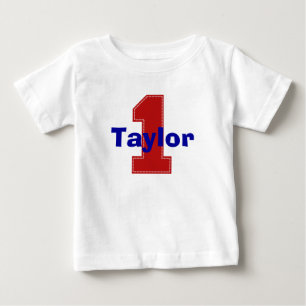 T-shirt Pour Bébé Chemise d'anniversaire de point de Faux première