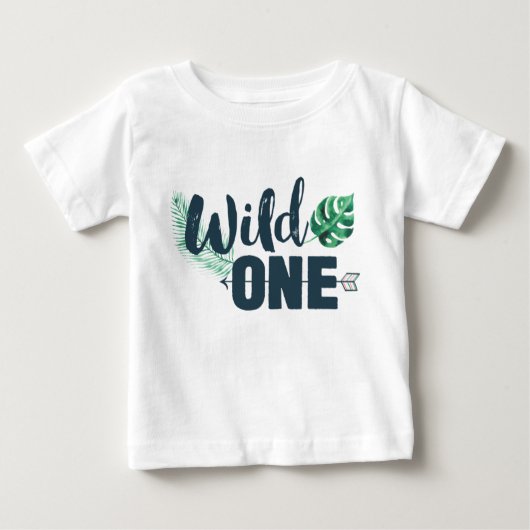 T-shirt Pour Bébé Chemise d'anniversaire Wild ONE (Devant)