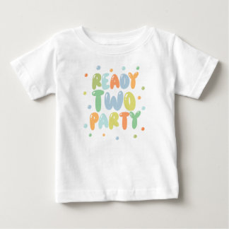 T-shirt Pour Bébé Chemise de 2e anniversaire garçon prêt à faire la