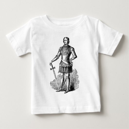 T-shirt Pour Bébé Chemise de bébé chevalier (Devant)