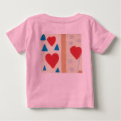 T-shirt Pour Bébé Chemise de bébé Love Path Tutu (Dos)