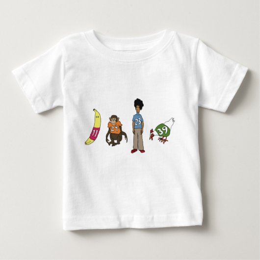 T-shirt Pour Bébé Chemise de chromosome de bébé (Devant)