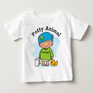 T-shirt Pour Bébé Chemise de garçon animal potty
