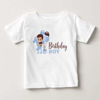 T-shirt Pour Bébé Chemise de garçon pour 1er anniversaire avec ballo