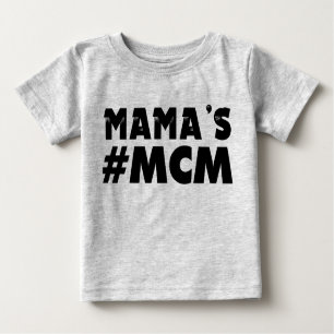 T-shirt Pour Bébé Chemise de garçons du #MCM de la maman drôle