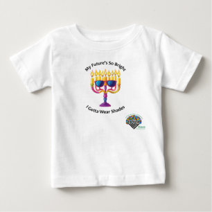 T-shirt Pour Bébé Chemise de Hanukkah pour bébés - "Mon avenir est s