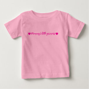 T-shirt Pour Bébé Chemise de la petite princesse de maman