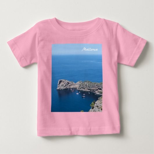 T-shirt Pour Bébé Chemise de Majorque (Devant)