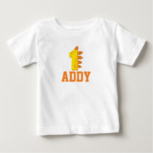 T-shirt Pour Bébé Chemise de premier anniversaire personnalisable Di