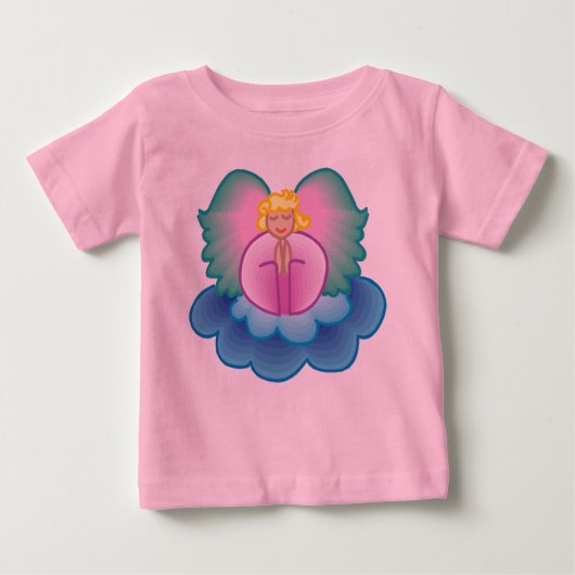 T-shirt Pour Bébé Chemise de prière Angel (Devant)