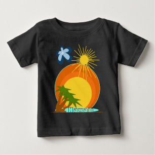 T-shirt Pour Bébé Chemise de Vacances Destination - Hawaii - - Custo
