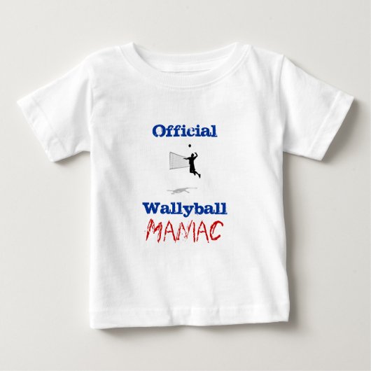 T-shirt Pour Bébé Chemise de Wallyball de Zander (Devant)