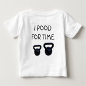 T-shirt Pour Bébé Chemise de XFit de bébé (Dos)