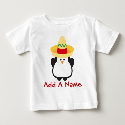 T-shirt Pour Bébé Chemise d'enfant en bas âge de pingouin de Cinco (Devant)