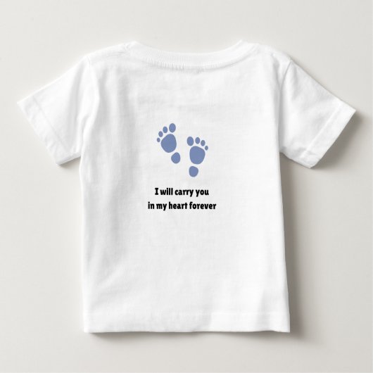 T-shirt Pour Bébé chemise douce pour votre pois doux (Dos)