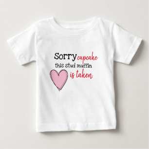 T-shirt Pour Bébé chemise drôle du jour de valentine pour l'enfant