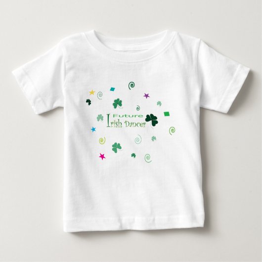 T-shirt Pour Bébé Chemise du futur danseur irlandais (Devant)