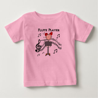 T-shirt Pour Bébé Chemise du lecteur de flute