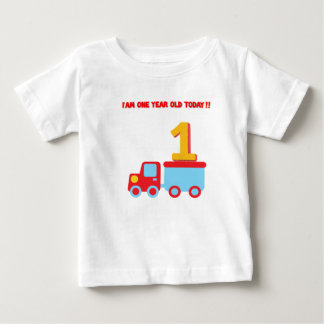 T-shirt Pour Bébé Chemise d'un an Joyeux anniversaire