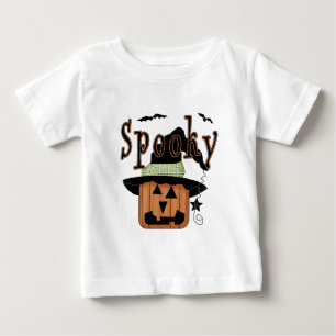 T-shirt Pour Bébé Chemise éffrayante à manches longues Jack-O-Lanter
