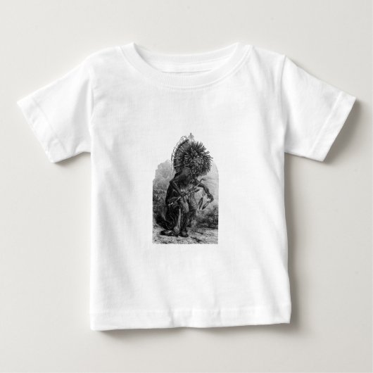 T-shirt Pour Bébé Chemise en chef indienne (Devant)